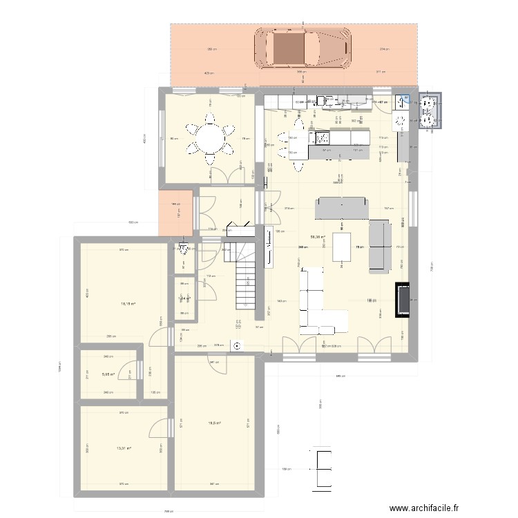 Marcy fevrier quater v carport ter. Plan de 0 pièce et 0 m2