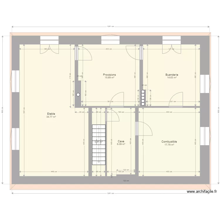 Sous sol. Plan de Sous sol. Plan de
