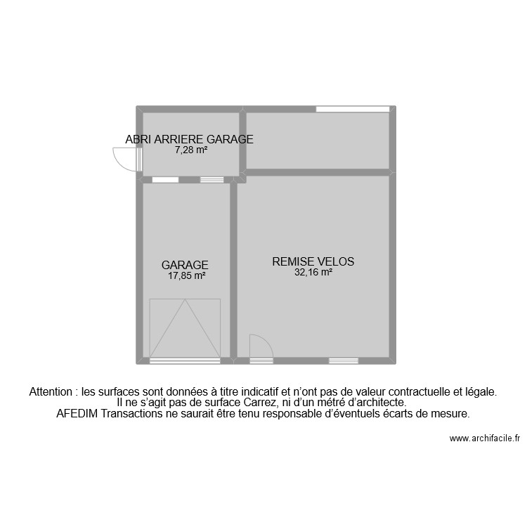 BI 9195 ANNEXES. Plan de 4 pièces et 67 m2