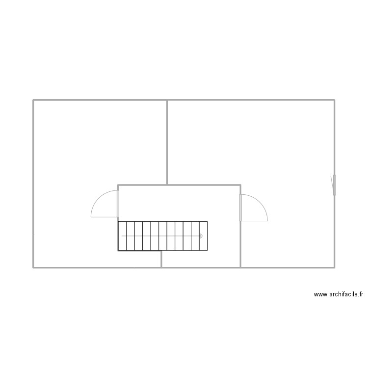 Petite maison Froyennes etage. Plan de 1 pièce et 8 m2