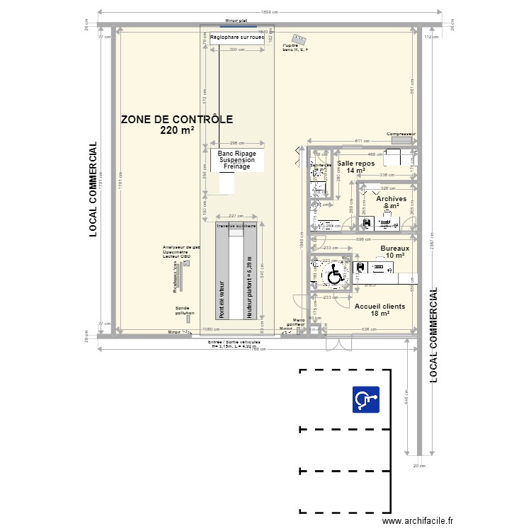 CCT VL NARBONNE V2. Plan de 7 pièces et 279 m2