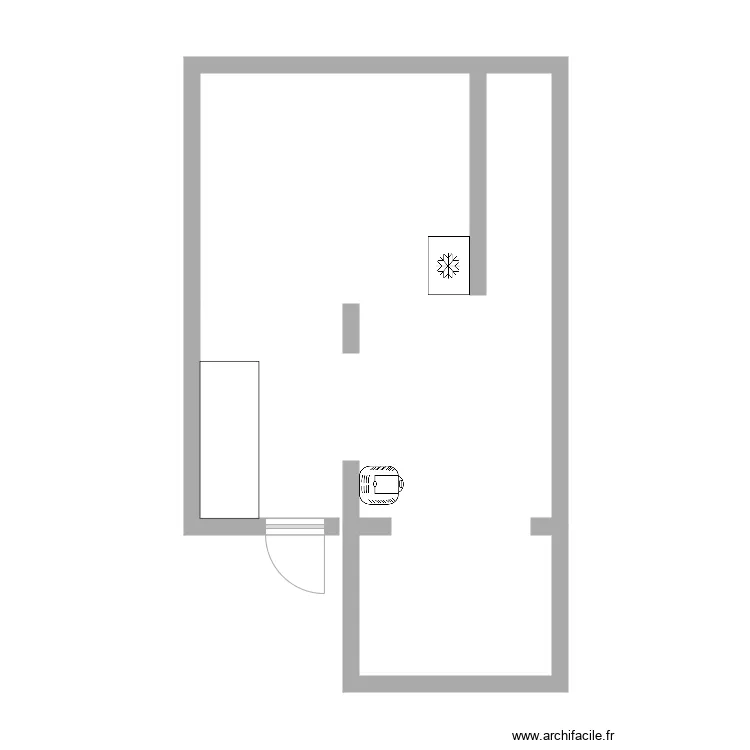 projet cuisine. Plan de 