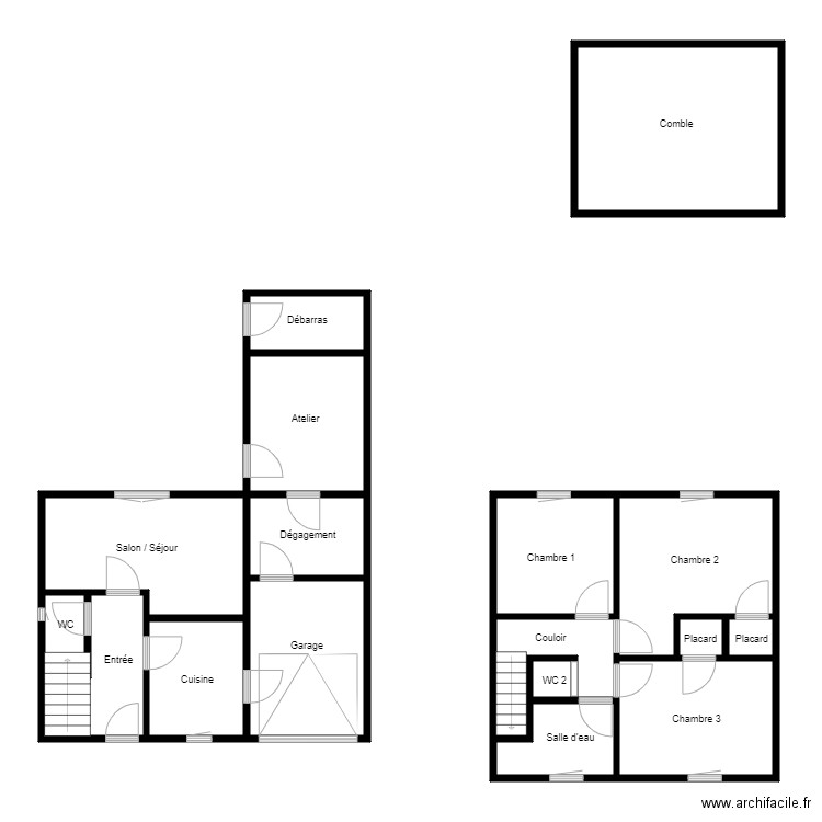 DAUNAY st jacques. Plan de 0 pièce et 0 m2