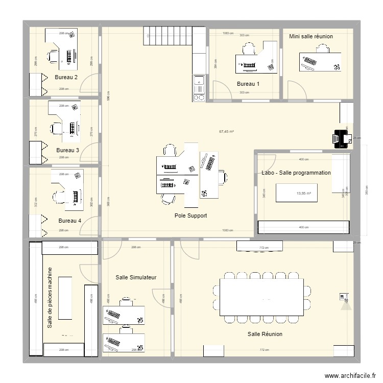 Bureau Colombe 2. Plan de 0 pièce et 0 m2