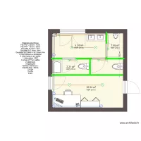 toilette et bureau electricit&eacute;