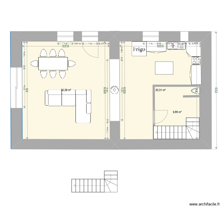 RDC PROJET1. Plan de 0 pièce et 0 m2