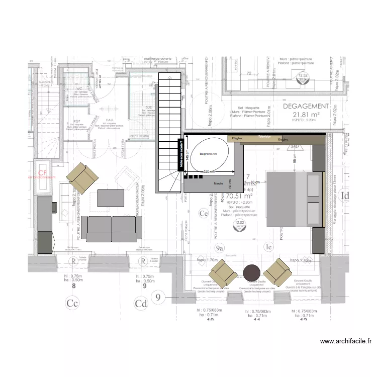 Bed 7 bath C. Plan de 