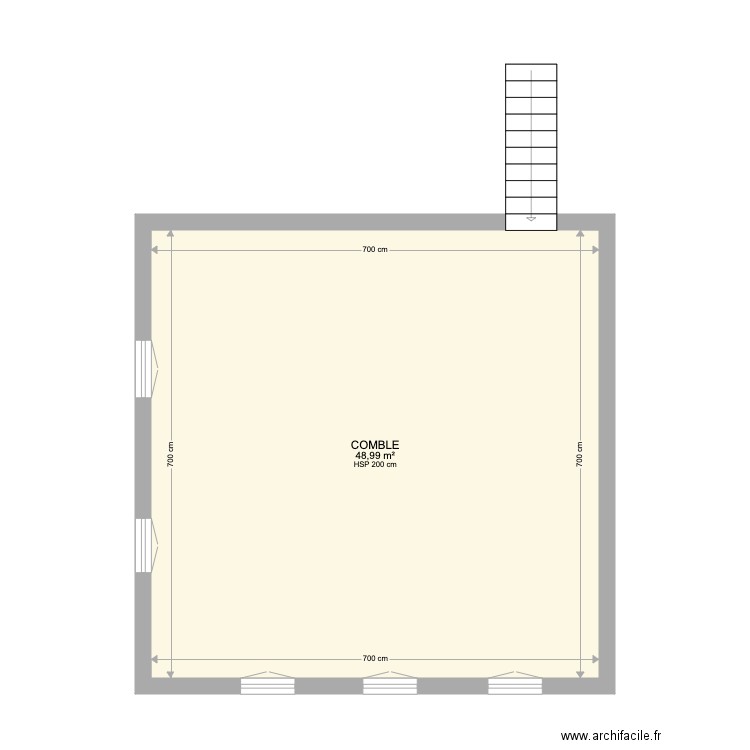 COMBLE IDR BBZ. Plan de 0 pièce et 0 m2