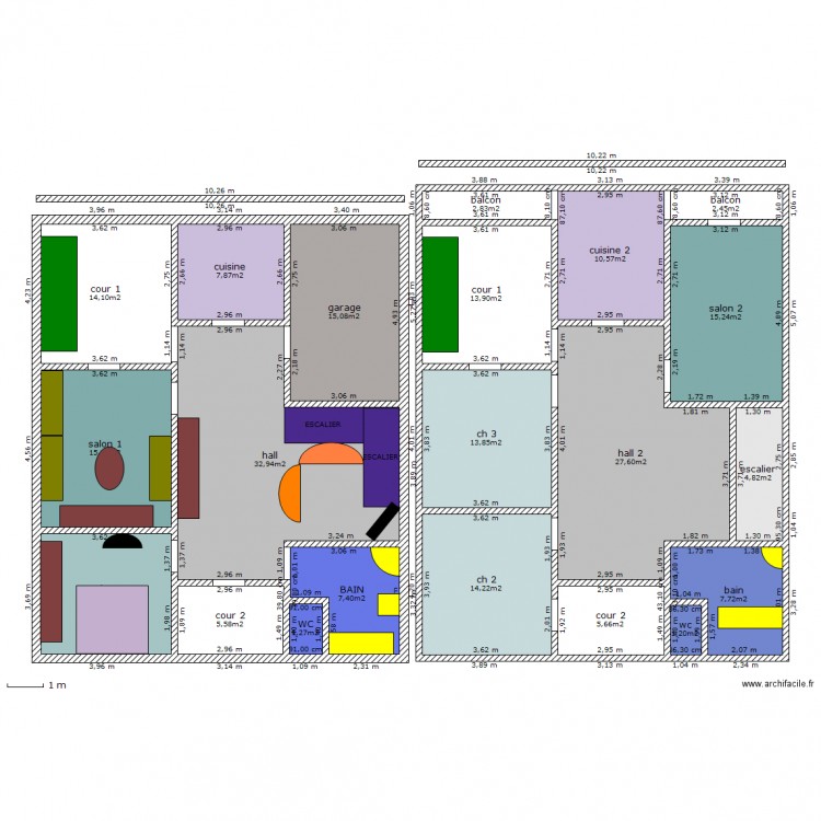 120m.2. Plan de 0 pièce et 0 m2