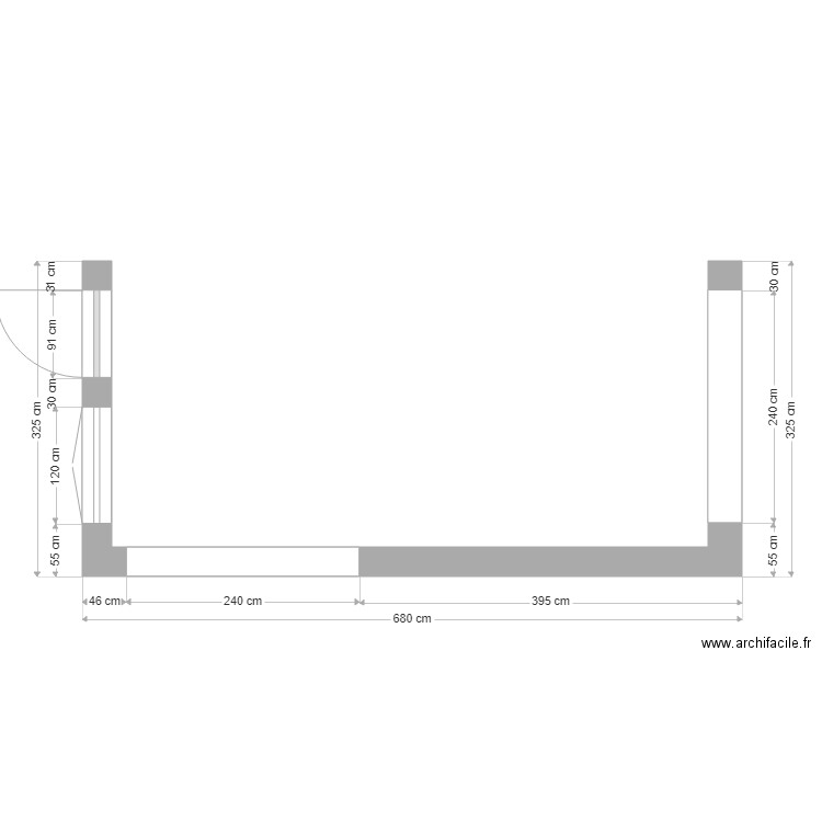 Extension Sainte Marie Gablok. Plan de 0 pièce et 0 m2