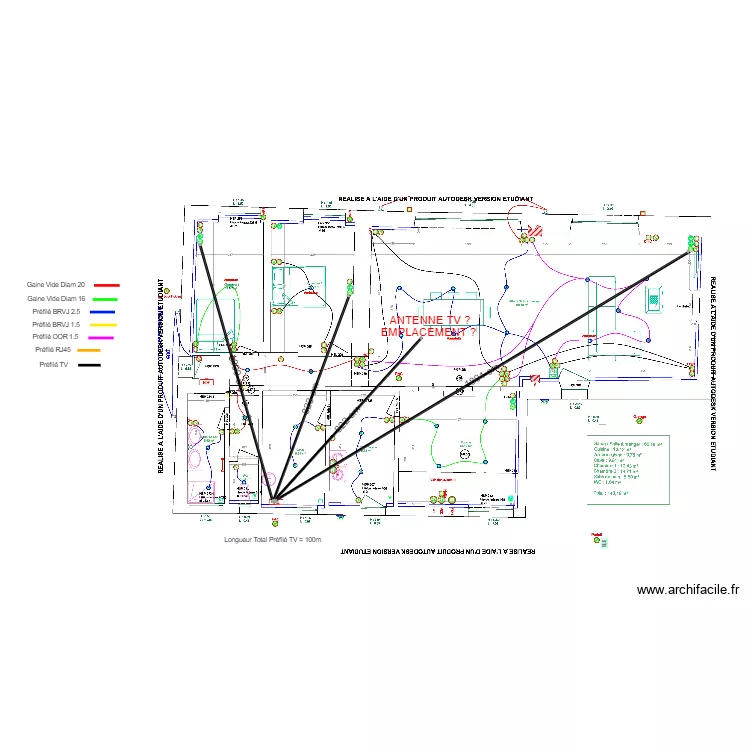 Florian Morille TV. Plan de 