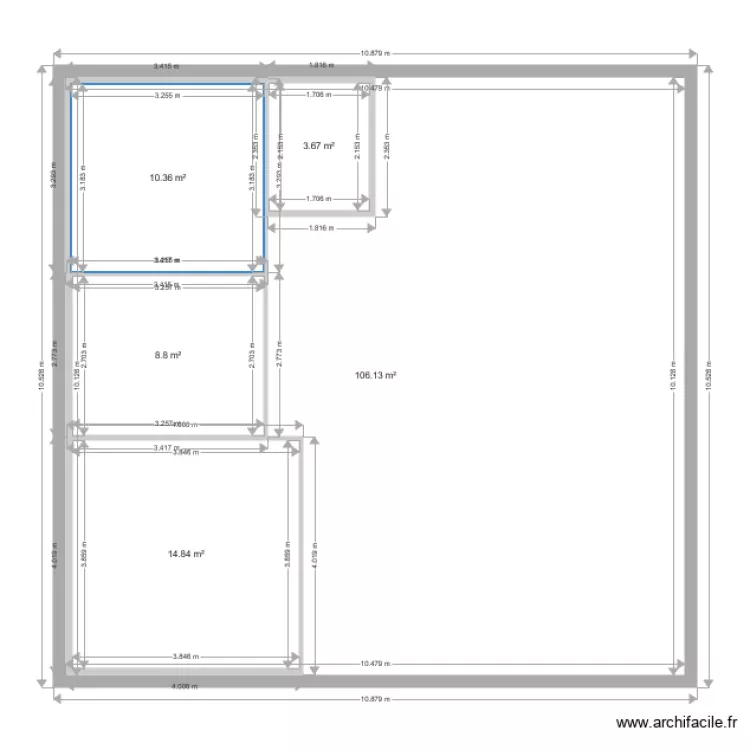 MAISON3. Plan de 