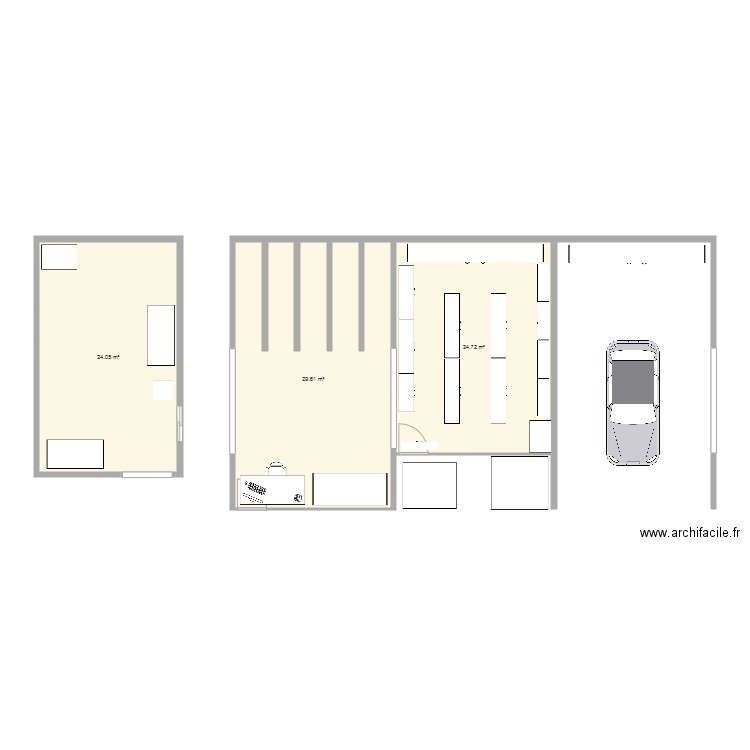 Proposition Atelier 5S. Plan de 0 pièce et 0 m2