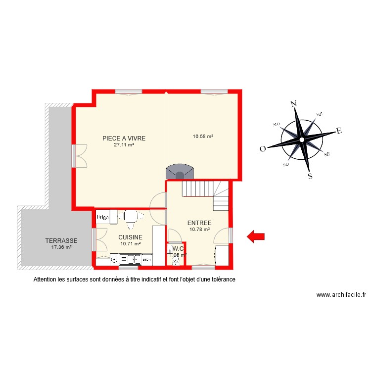 BI 5231 RDC. Plan de 0 pièce et 0 m2