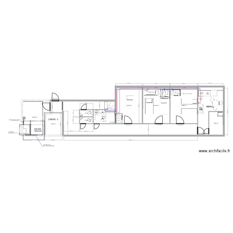 sokha spa sous sol. Plan de 0 pièce et 0 m2