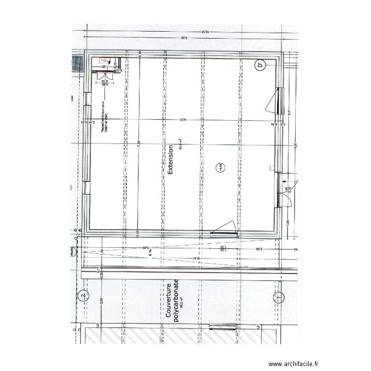 vmc salle des sport. Plan de 0 pièce et 0 m2