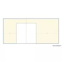 wall 25 sliding door X 3