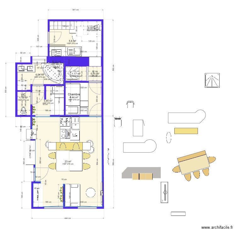 Verdun 10 places V8. Plan de 0 pièce et 0 m2