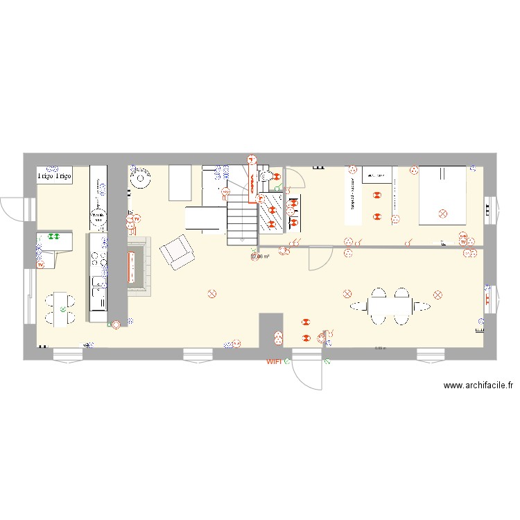 Plan Irleau RDC Final. Plan de 0 pièce et 0 m2