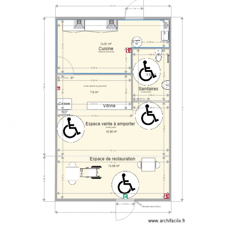 Les cocottes à pois. Plan de 0 pièce et 0 m2