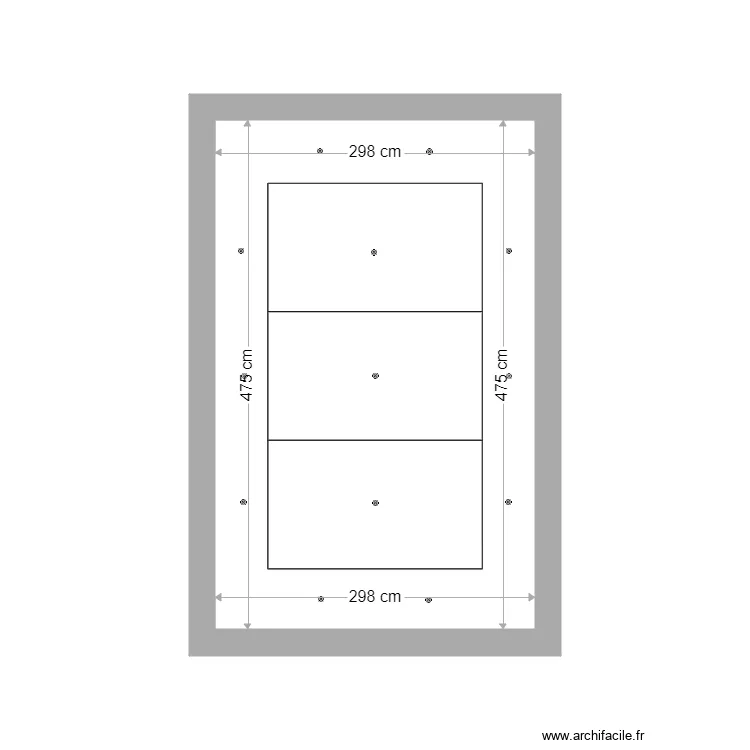 bureau romanel. Plan de 