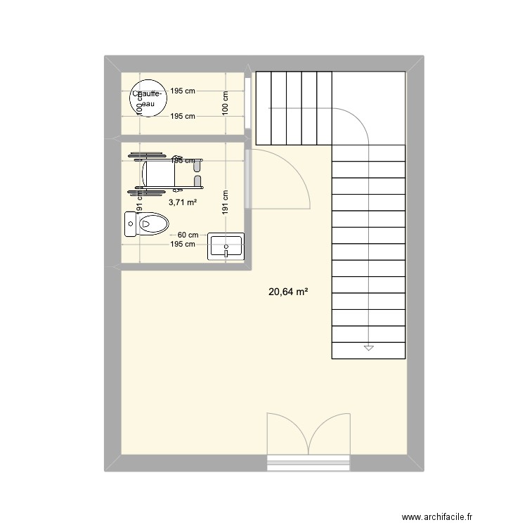 wc rdc. Plan de 0 pièce et 0 m2
