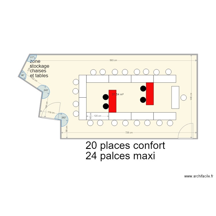 salle 31. Plan de 0 pièce et 0 m2