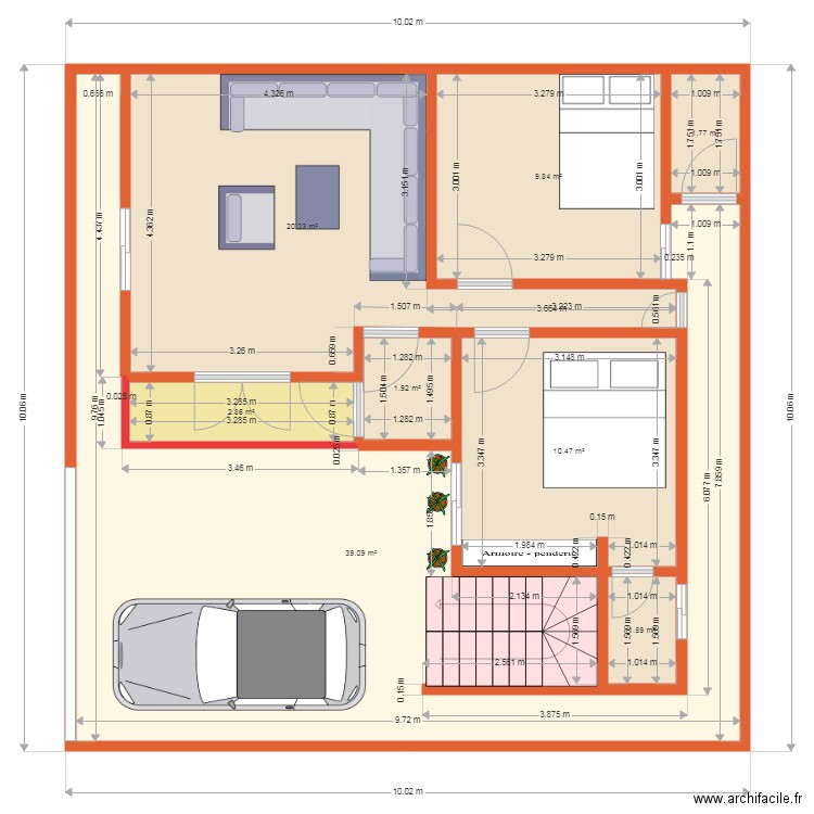 armand. Plan de 0 pièce et 0 m2