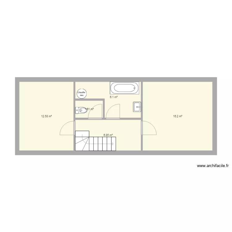 Plan etage callac. Plan de 0 pièce et 0 m2