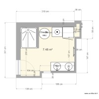 salle de bain visan étage V1