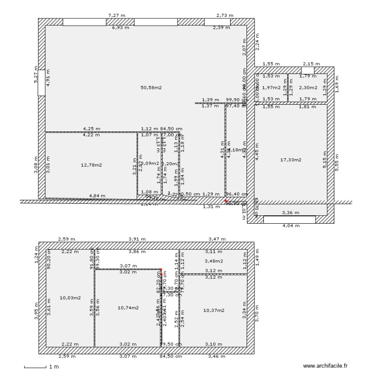 hure. Plan de 0 pièce et 0 m2