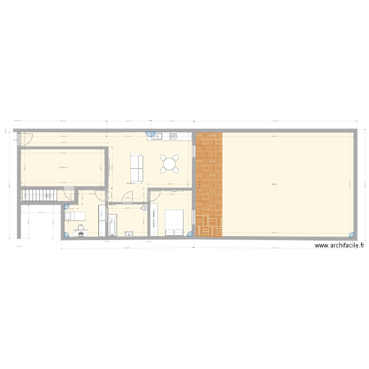 nerviens Appartement 2. Plan de 0 pièce et 0 m2