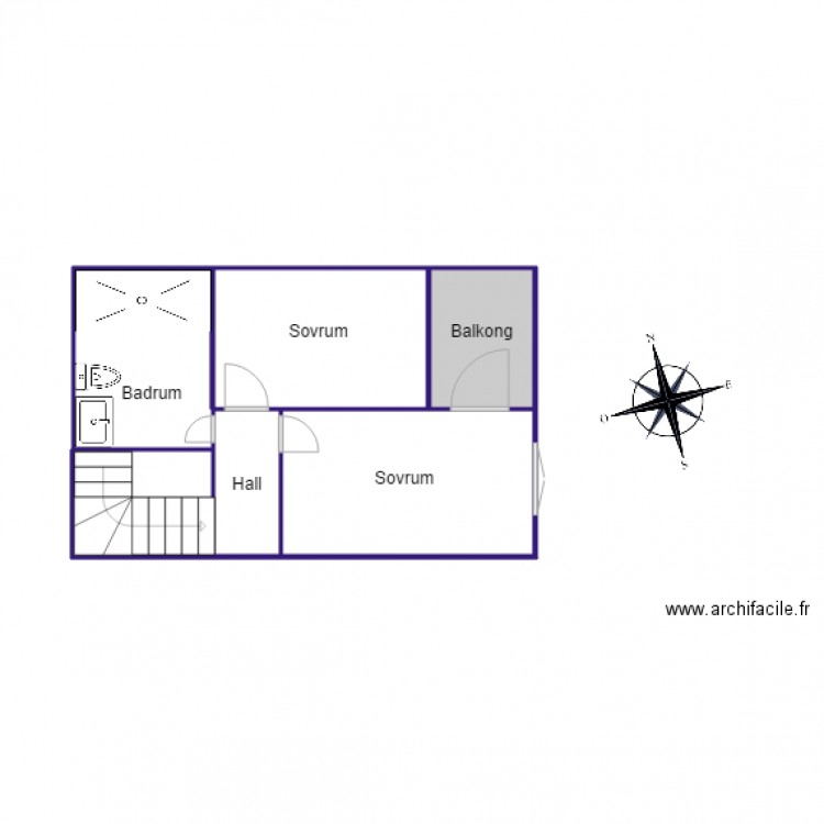 Rosaleda planta 1. Plan de 0 pièce et 0 m2