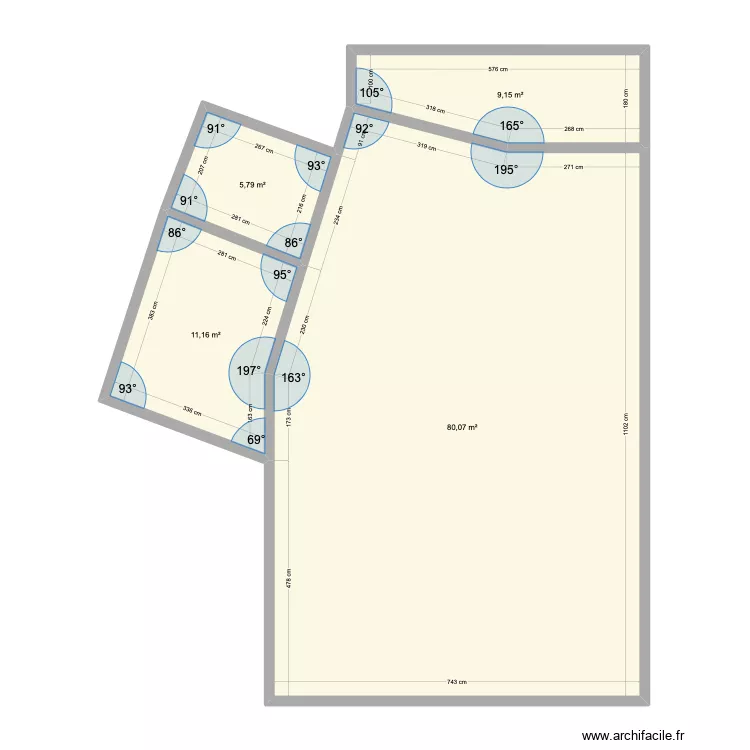 PLAN T4 MODIF ROYAL. Plan de 