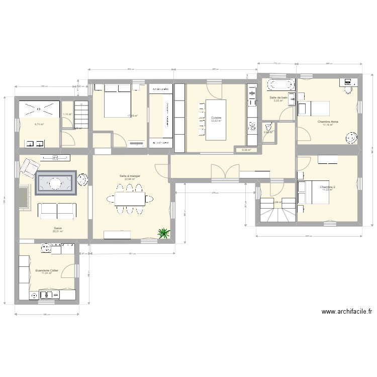 PLAN MAISON. Plan de 0 pièce et 0 m2