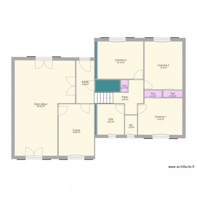 2016 Maison La Bazouge avant travaux. Plan de 0 pièce et 0 m2