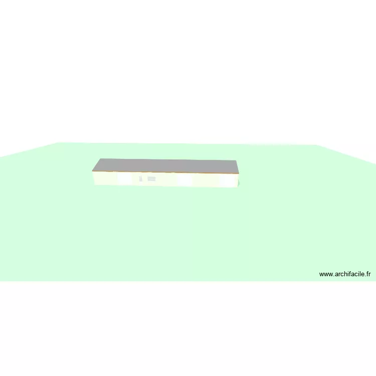 projet batiment. Plan de 1  et 333 m²