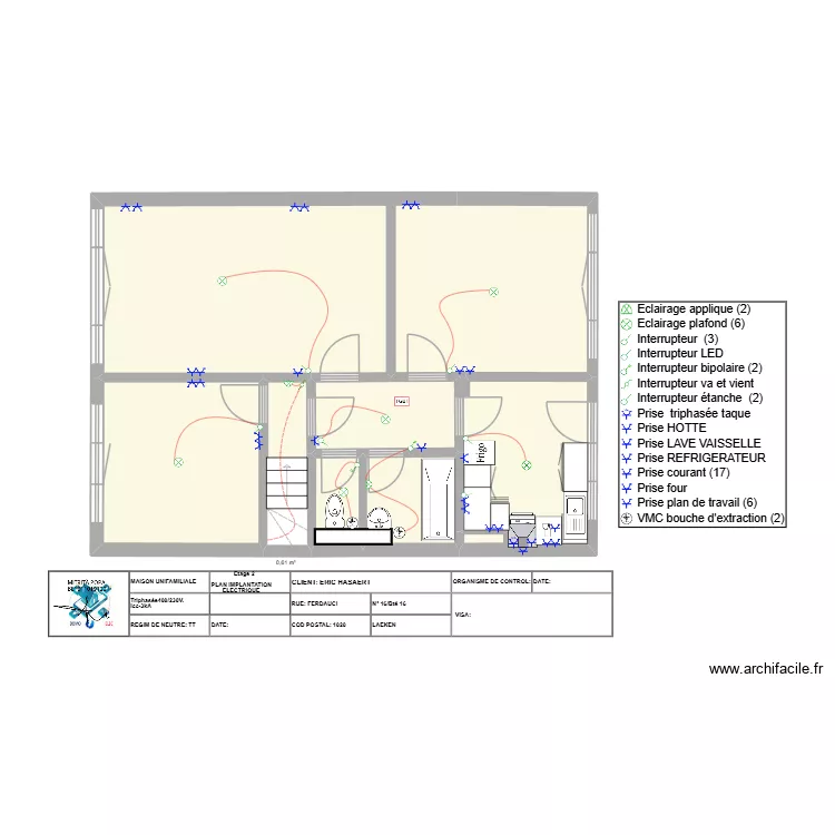 &Eacute;ric Hassaert  et2 IMPL. Plan de 7  et 65 m²