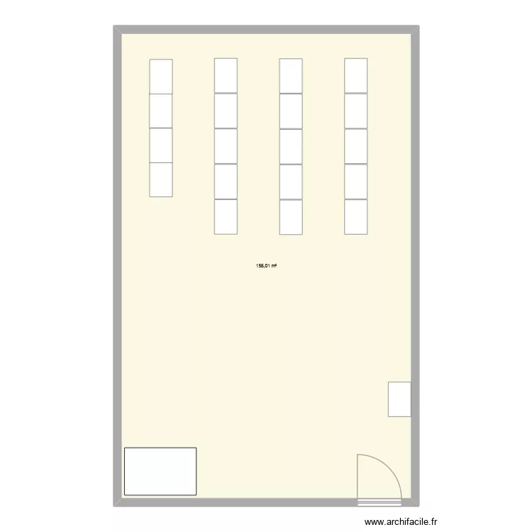 salle annif. Plan de 1 et 156 m² salle annif. Plan de 1 et 156 m²