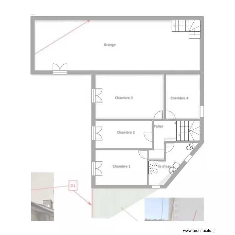 Colomar Vernaux. Plan de 15 et 195 m² Colomar Vernaux. Plan de 15 et 195 m²