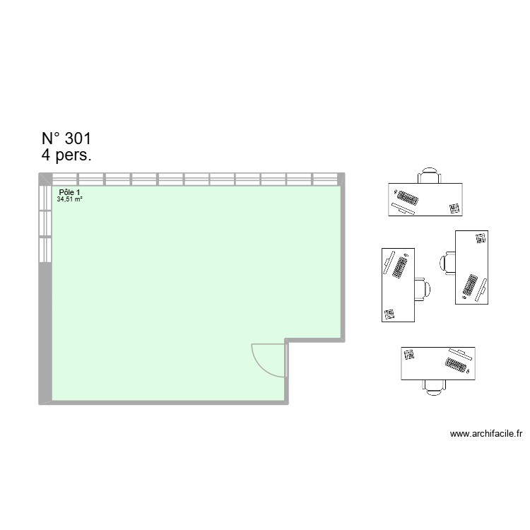 301_Pôle_1. Plan de 0 pièce et 0 m2