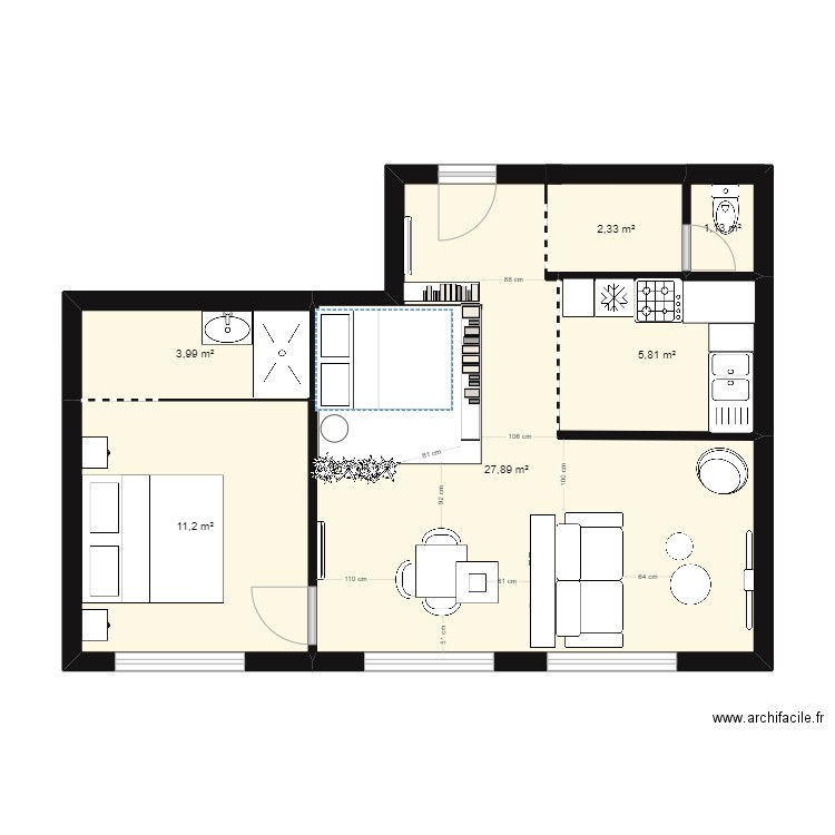 module 1 Cas d'étude 1. Plan de 0 pièce et 0 m2