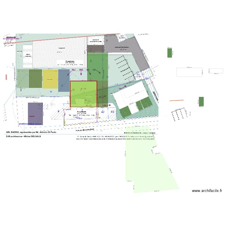 PLAN AVEC BATIMENT3. Plan de 0 pièce et 0 m2