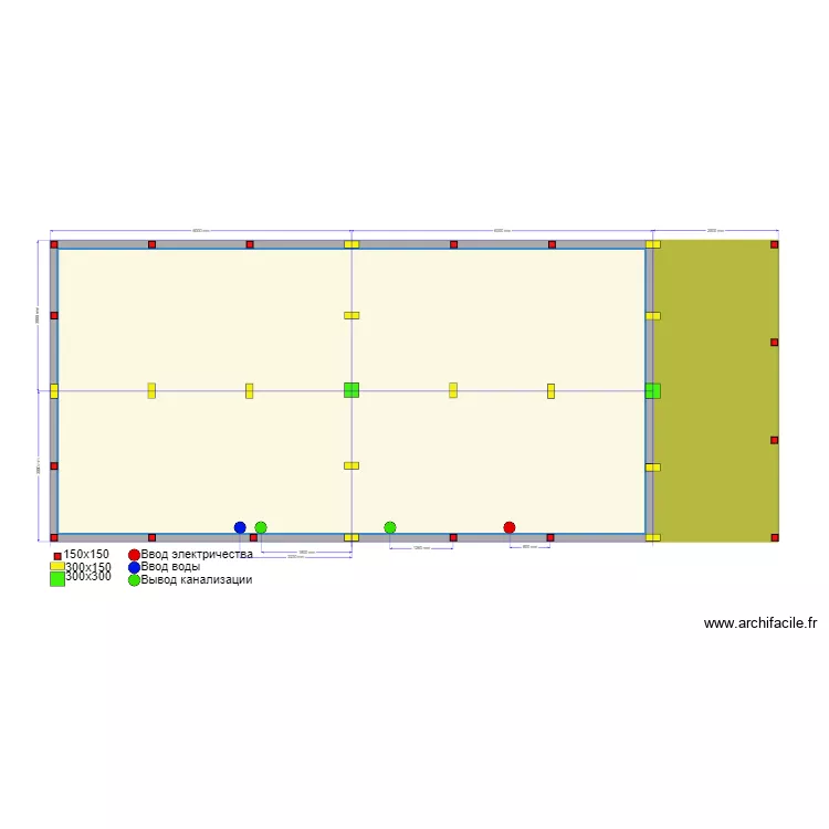 Яхрома Сваи. Plan de 