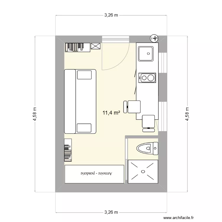 studette Bourgon V2. Plan de 