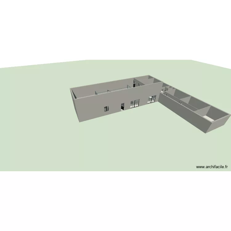 maison. Plan de 13 Pièces et 289 m²