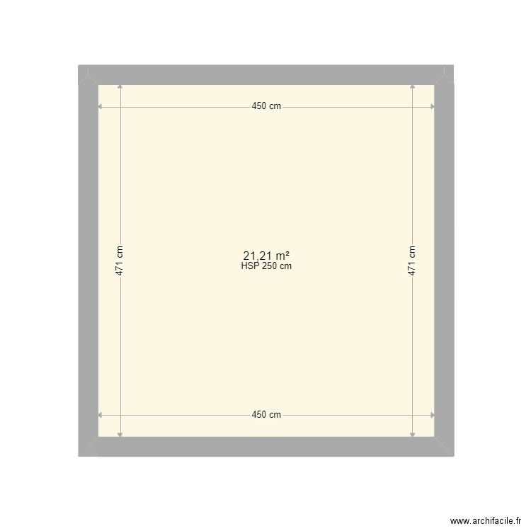 essais de plan maison . Plan de 2 pièces et 42 m2