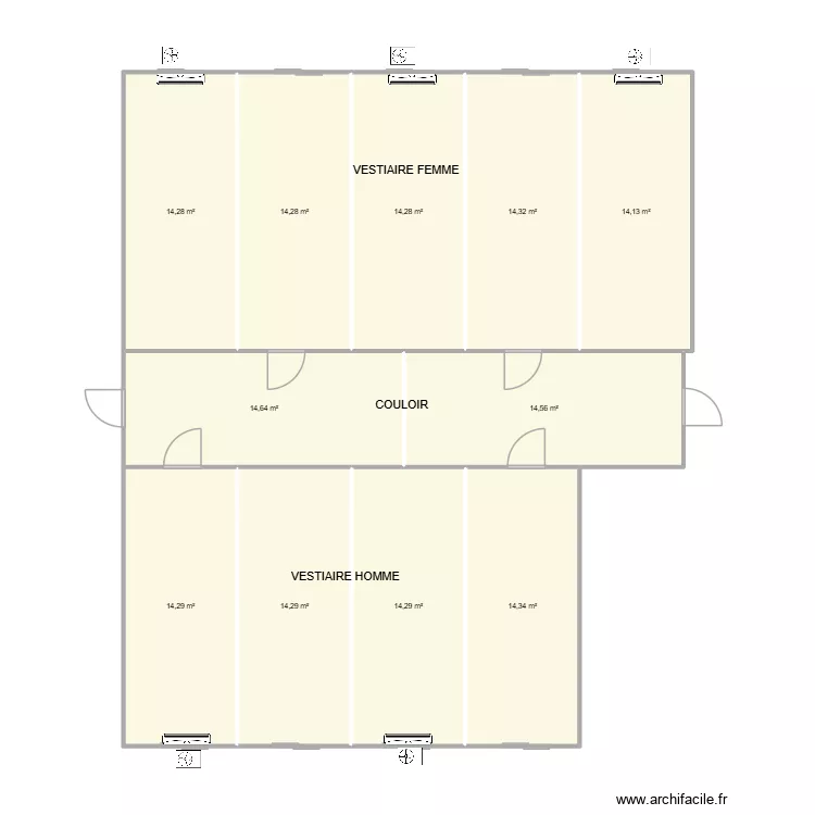 EIFFAGE CHANTIER AMAZON SATOLAS ET BONCE. Plan de 11  et 158 m²