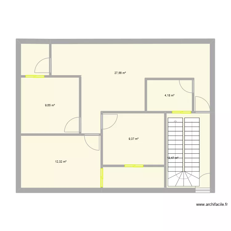 ayman. Plan de 6 Pièces et 77 m² ayman. Plan de 6 Pièces et 77 m²
