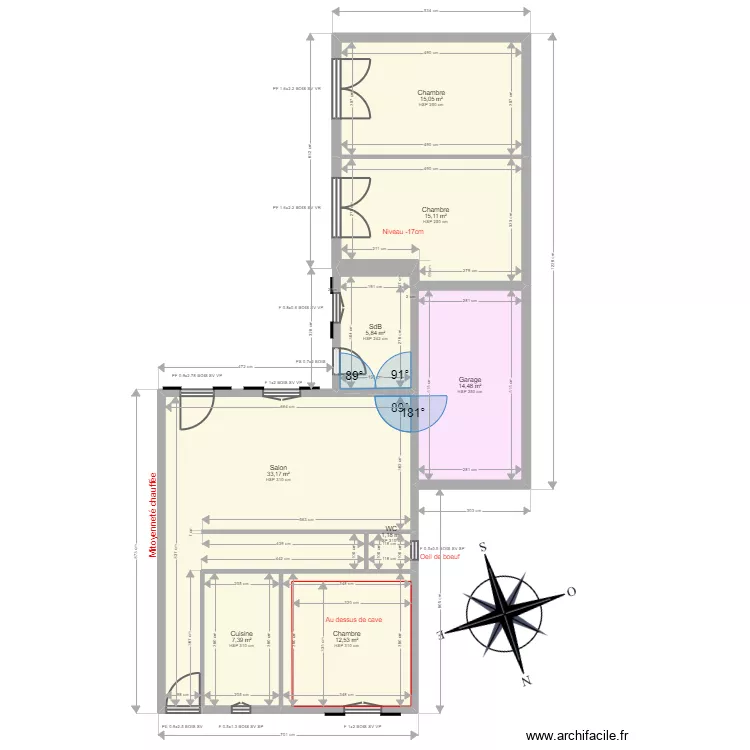 FERNANDEZ / BALANGUE. Plan de 